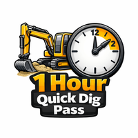 1 Hour Quick Dig Pass