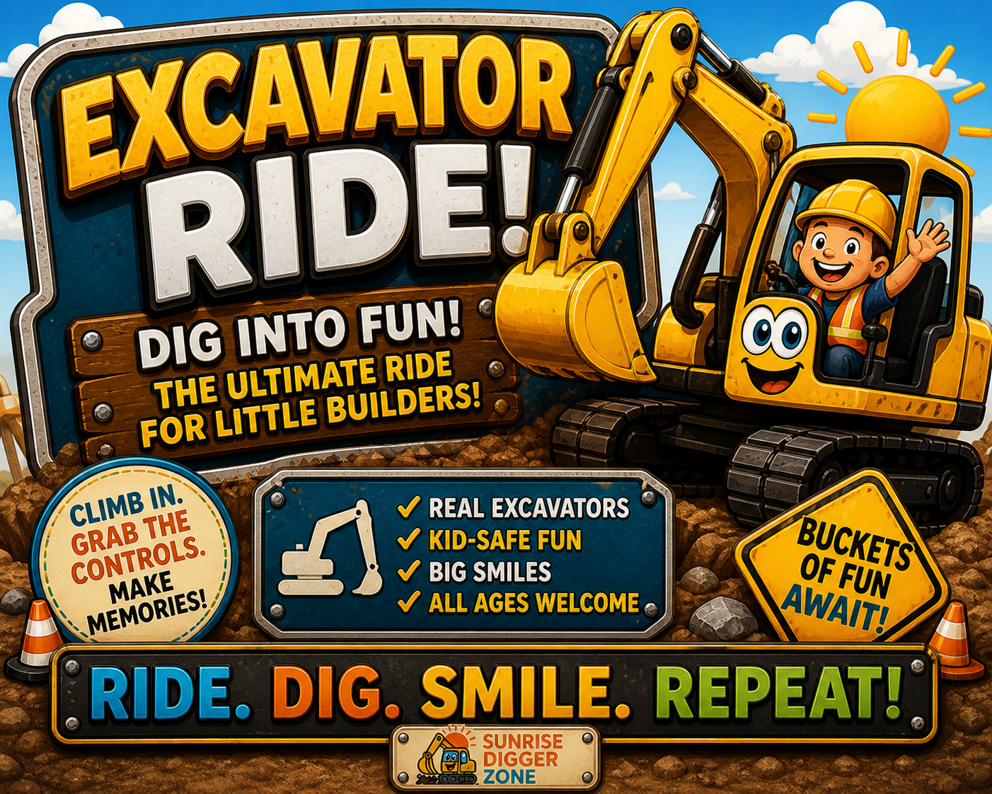 Excavator Ride